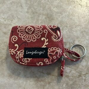 Longaberger Keychain / Coinpurse
